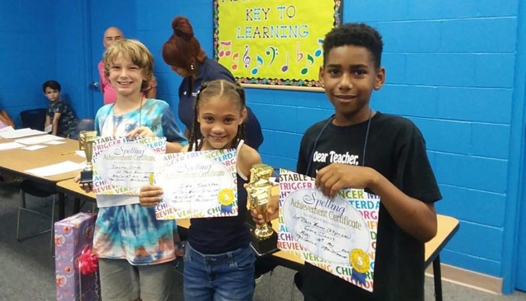Spelling Bee Winners at BGCN