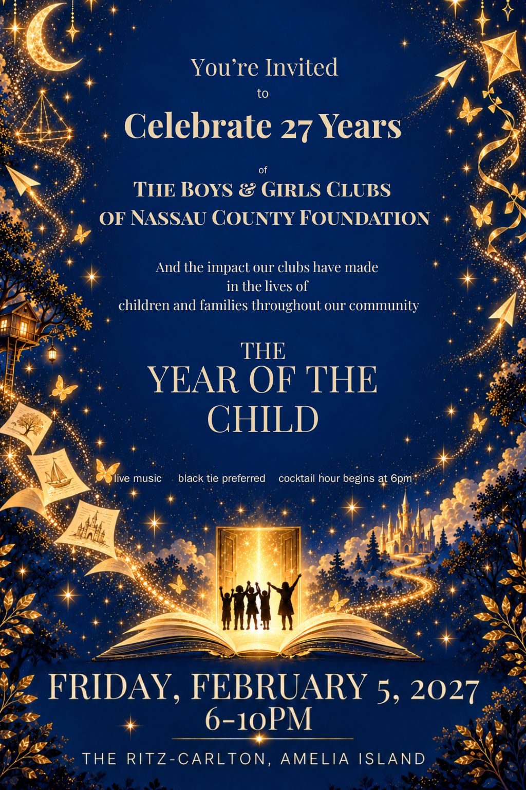 The Year of the Child gala invitation